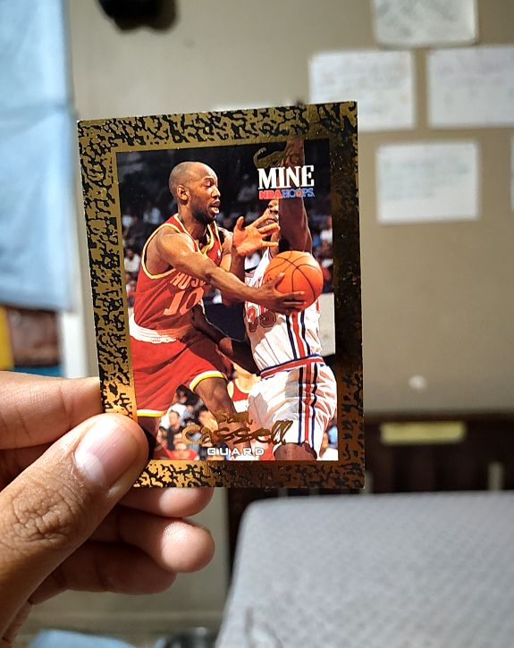 1995 NBA Hoops #436 Sam Cassell Gold Mine — front