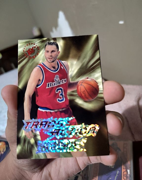 1995-96 Topps Stadium Club Transaction #T92 Rex Chapman — front
