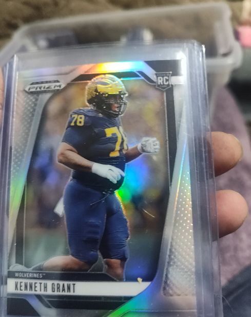 2025 Panini Prizm Draft Picks #62 Kenneth Grant — front