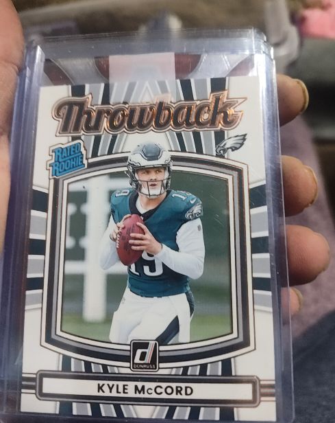 2025 Panini Donruss #10 Kyle McCord Rated Rookies Throwback — front