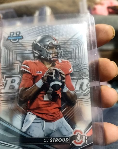 2022 Bowman's Best University #75 CJ Stroud — front