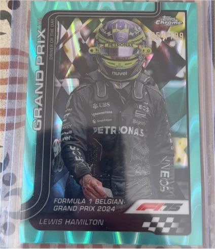 2025 Topps Chrome Formula 1 Grand Prix #135 Lewis Hamilton — front