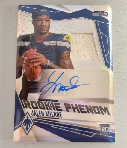 2025 Panini Phoenix Rookie Phenom #RPJ-JME Jalen Milroe — front