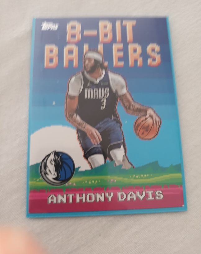 2025-26 Topps #8B-5 Anthony Davis 8-Bit Ballers — front