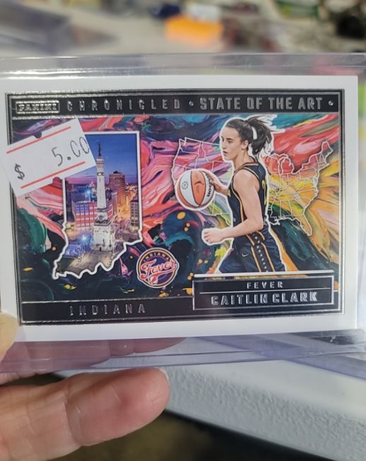 2025 Panini Caitlin Clark Chronicled State of the Art #90 Caitlin Clark — front