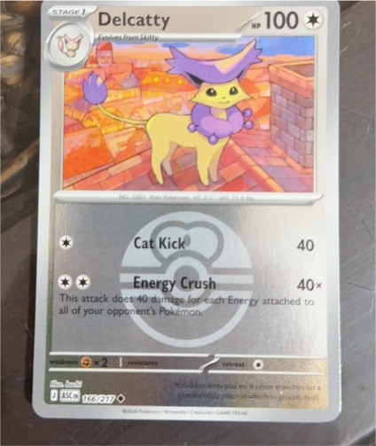 2023 Pokémon Ascended Heroes #166 Delcatty — front