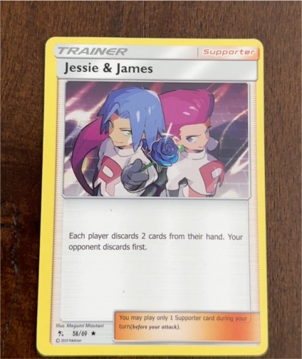 2019 Pokémon Hidden Fates #58 Jessie & James — front
