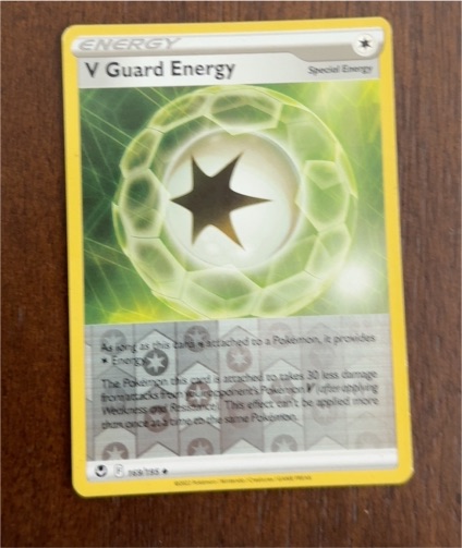 2022 Pokémon Silver Tempest #169 V Guard Energy — front