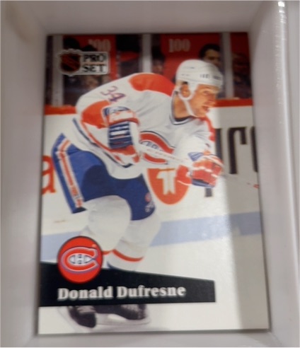 1991 Pro Set #418 Donald Dufresne — front