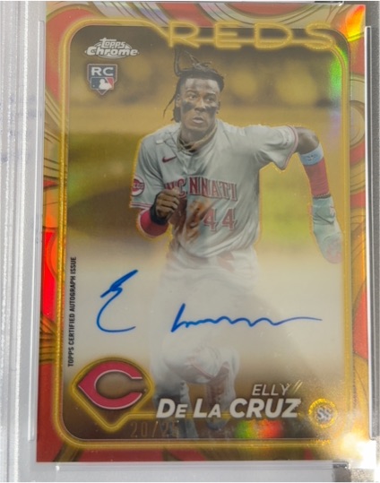 2024 Topps Chrome #20 Elly De La Cruz — front