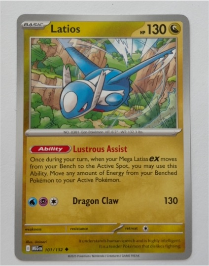 2023 Pokémon ME01: Mega Evolution #101 Latios — front