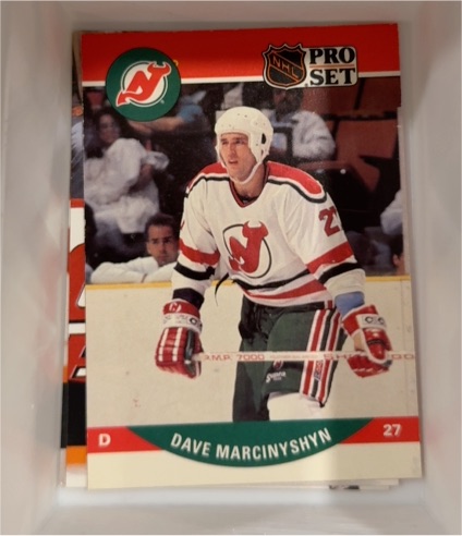1990-91 Pro Set #623 Dave Marcinyshyn — front