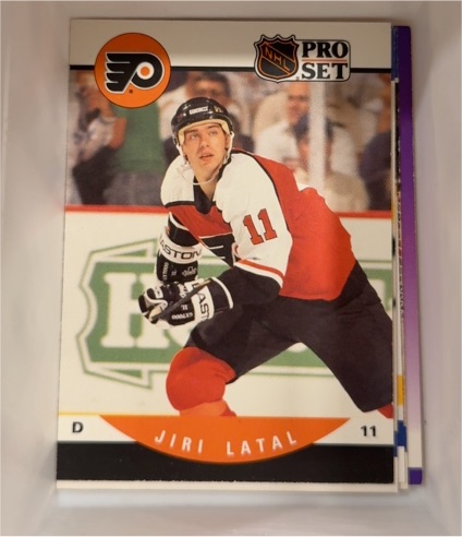 1990-91 Pro Set #501 Jiri Latal — front