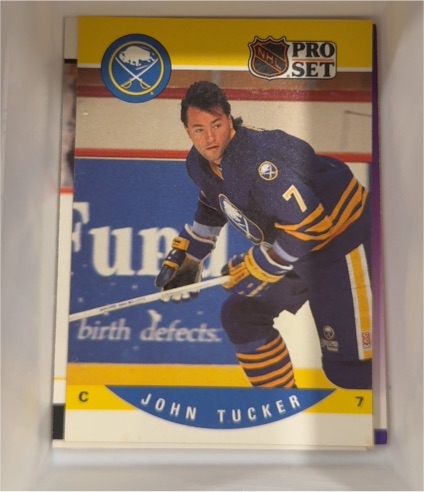 1990-91 Pro Set #420 John Tucker — front