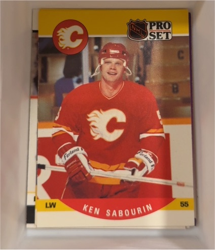 1990-91 Pro Set #596 Ken Sabourin — front