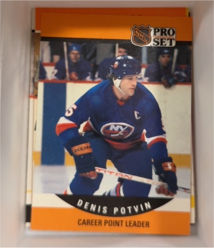 1990-91 Pro Set #656 Denis Potvin — front