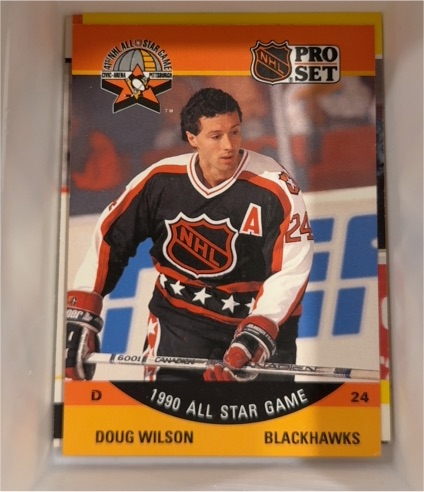 1990-91 Pro Set #346 Doug Wilson — front