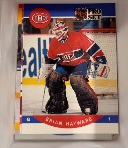 1990-91 Pro Set #150 Brian Hayward — front