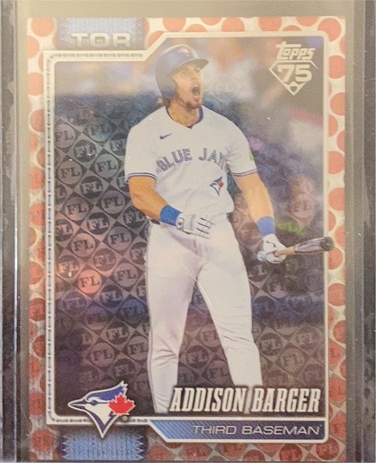 2026 Topps Series 1 #241 Addison Barger — front