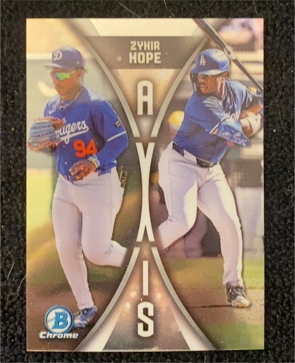 2025 Bowman Draft Chrome #A-15 Zyhir Hope — front