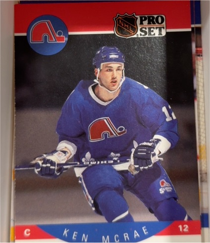 1990-91 Pro Set #255 Ken McRae — front