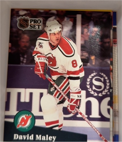 1991-92 Pro Set #421 David Maley — front