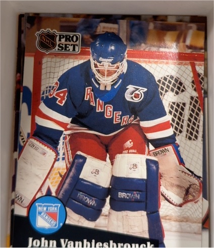 1991-92 Pro Set #447 John Vanbiesbrouck — front