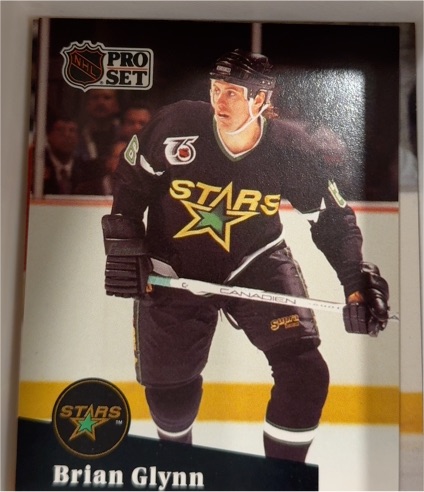 1991-92 Pro Set #406 Brian Glynn — front