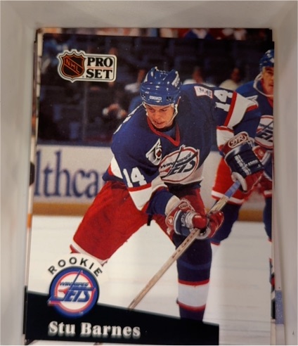 1991-92 Pro Set #566 Stu Barnes — front