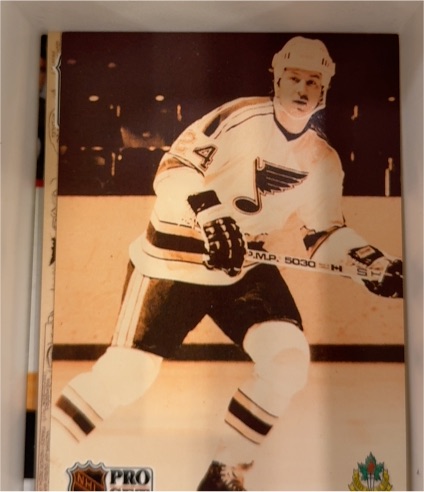 1991-92 Pro Set #597 Bernie Federko St. Louis Blues — front