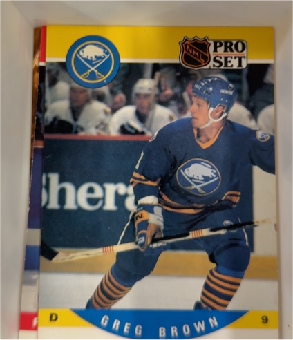 1990-91 Pro Set #590 Greg Brown — front