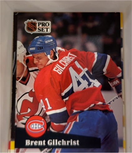 1991 Pro Set #414 Brent Gilchrist — front