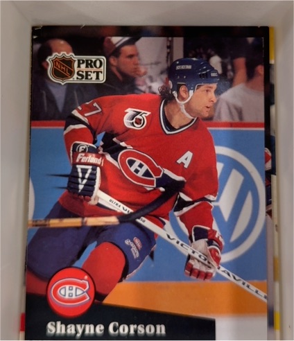 1991 Pro Set #413 Shayne Corson — front