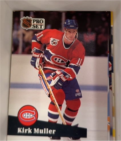 1991-92 Pro Set #412 Kirk Muller — front