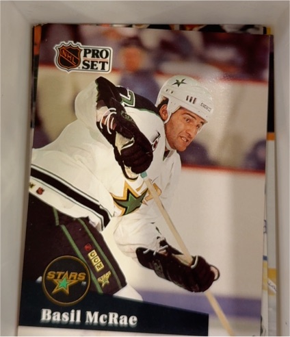1991-92 Pro Set #409 Basil McRae — front