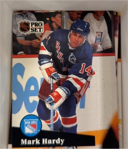 1991 Pro Set #442 Mark Hardy — front