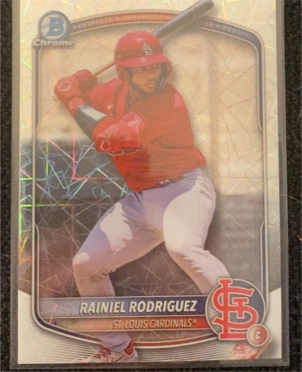 2025 Bowman Draft Chrome #BDC-72 Rainiel Rodriguez — front