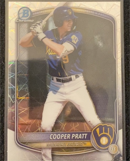 2025 Bowman Draft #BDC-157 Cooper Pratt Chrome — front