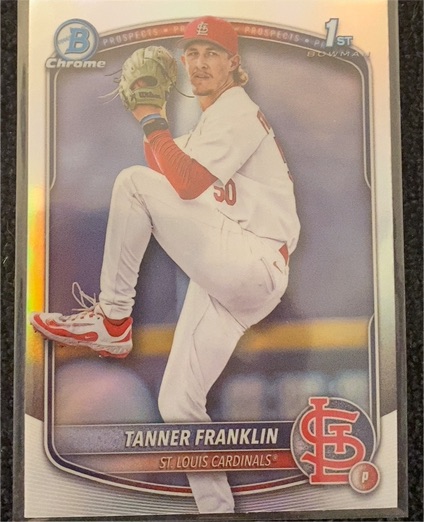 2025 Bowman Draft #BD-90 Tanner Franklin — front