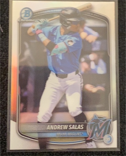 2025 Bowman Draft #BDC-34 Andrew Salas — front