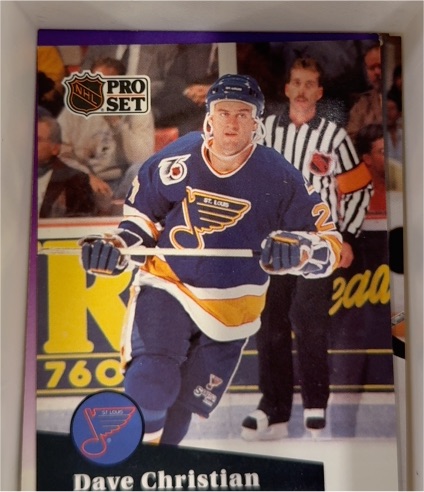 1991 Pro Set #471 Dave Christian — front