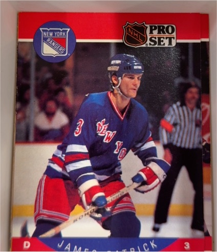 1990-91 Pro Set #207 James Patrick — front