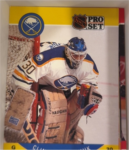 1990-91 Pro Set #25 Clint Malarchuk — front