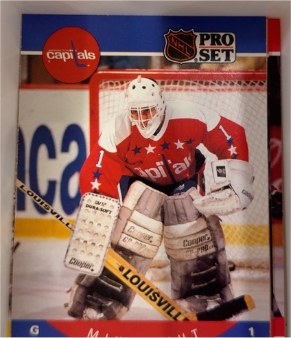 1990-91 Pro Set #316 Mike Liut Washington Capitals — front