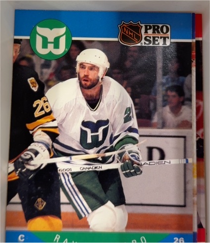 1990-91 Pro Set #104 Ray Ferraro Hartford Whalers — front