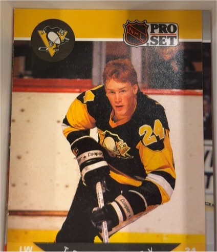 1990-91 Pro Set #237 Troy Loney — front