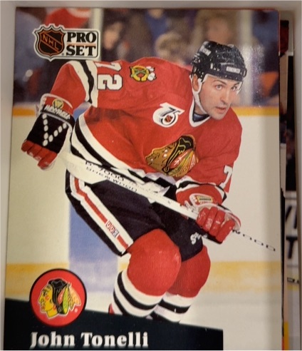 1991-92 Pro Set #373 John Tonelli — front