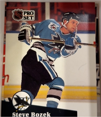 1991-92 Pro Set #486 Steve Bozek — front