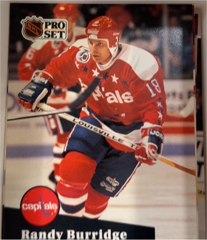 1991-92 Pro Set #510 Randy Burridge Washington Capitals — front