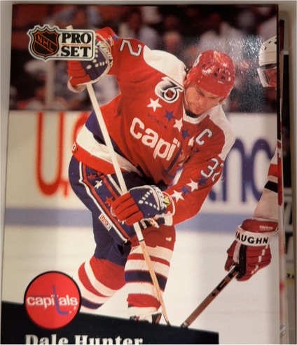 1991-92 Pro Set #506 Dale Hunter — front